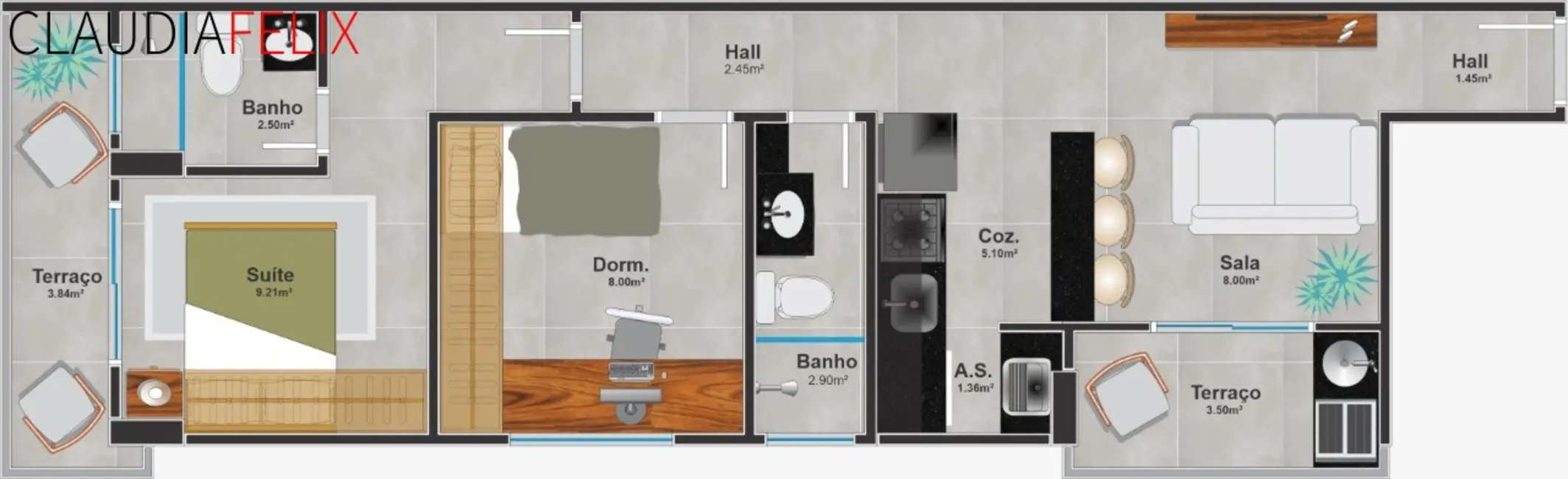 Apartamento com 2 quartos à venda, 55m2 em Canto do Forte, Praia Grande - SP - imagem 1 Foto 1 de Apartamento com 2 quartos à venda, 55m2 em Canto do Forte, Praia Grande - SP