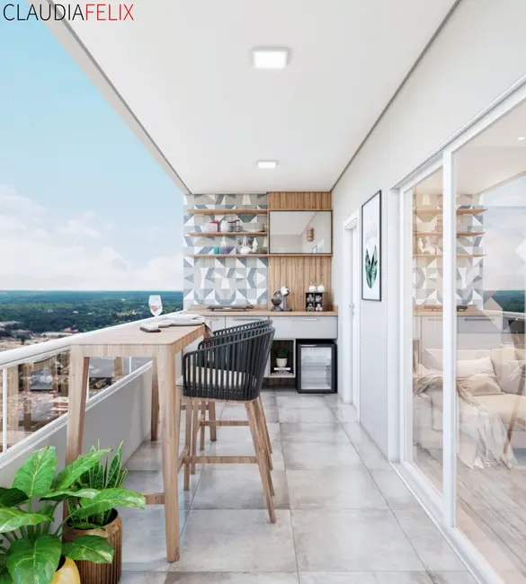 Foto 2 de Apartamento com 2 quartos à venda, 84m2 em Canto do Forte, Praia Grande - SP
