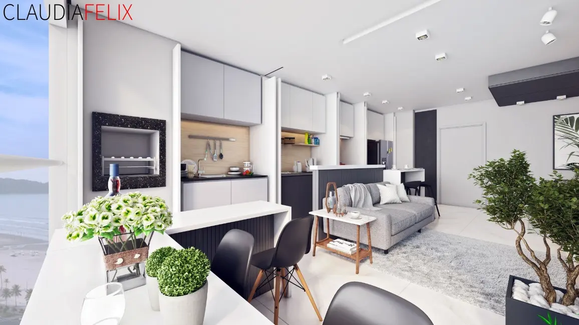 Foto 3 de Apartamento com 2 quartos à venda, 71m2 em Aviação, Praia Grande - SP