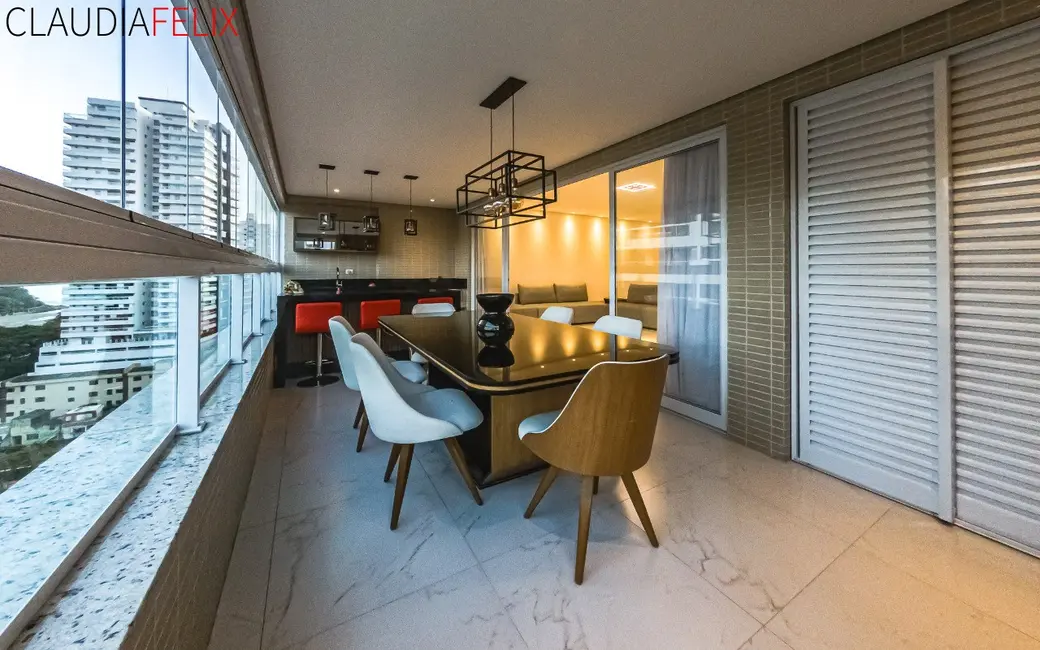 Foto 2 de Apartamento com 3 quartos à venda, 148m2 em Canto do Forte, Praia Grande - SP