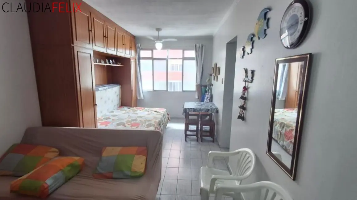 Foto 1 de Apartamento com 1 quarto à venda, 36m2 em Boqueirão, Praia Grande - SP