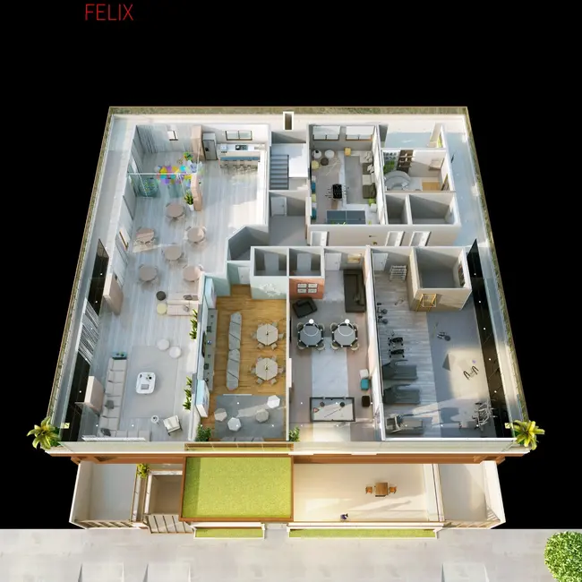 Foto 6 de Apartamento com 3 quartos à venda, 128m2 em Canto do Forte, Praia Grande - SP