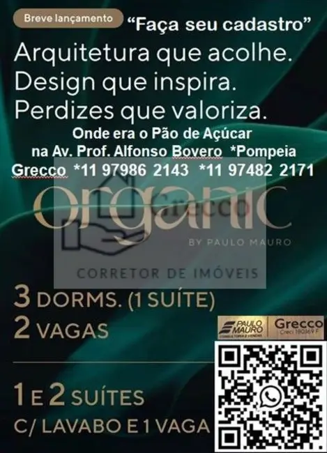 Apartamento com 3 quartos à venda, 108m2 em Perdizes, São Paulo - SP - imagem 1 Foto 1 de Apartamento com 3 quartos à venda, 108m2 em Perdizes, São Paulo - SP