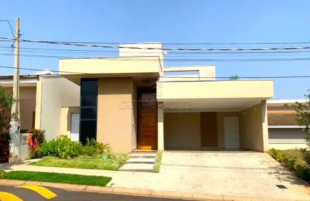 Foto 1 de Casa de Condomínio com 3 quartos para alugar, 190m2 em Sao Jose Do Rio Preto - SP