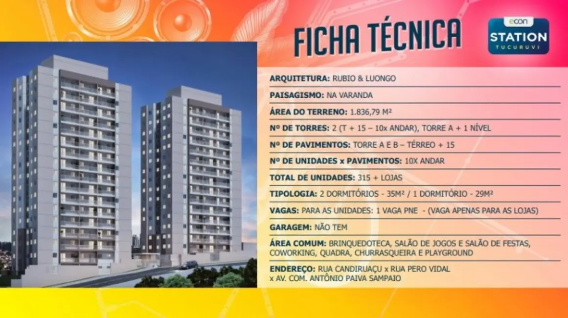 Foto 3 de Apartamento com 2 quartos à venda, 35m2 em Parque Vitória, São Paulo - SP