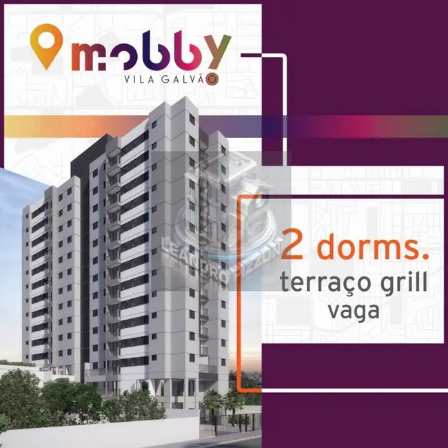 Foto 2 de Apartamento com 2 quartos à venda, 48m2 em Vila Galvão, Guarulhos - SP