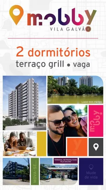 Apartamento com 2 quartos à venda, 48m2 em Vila Galvão, Guarulhos - SP - imagem 3 Foto 3 de Apartamento com 2 quartos à venda, 48m2 em Vila Galvão, Guarulhos - SP