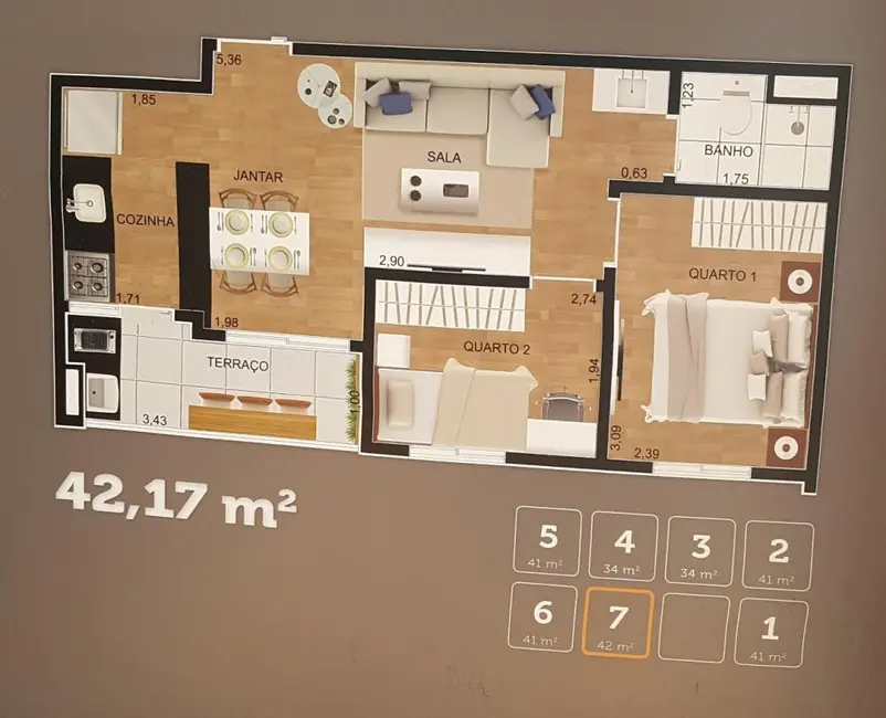 Apartamento com 2 quartos à venda, 42m2 em Vila Rosália, Guarulhos - SP - imagem 3 Foto 3 de Apartamento com 2 quartos à venda, 42m2 em Vila Rosália, Guarulhos - SP