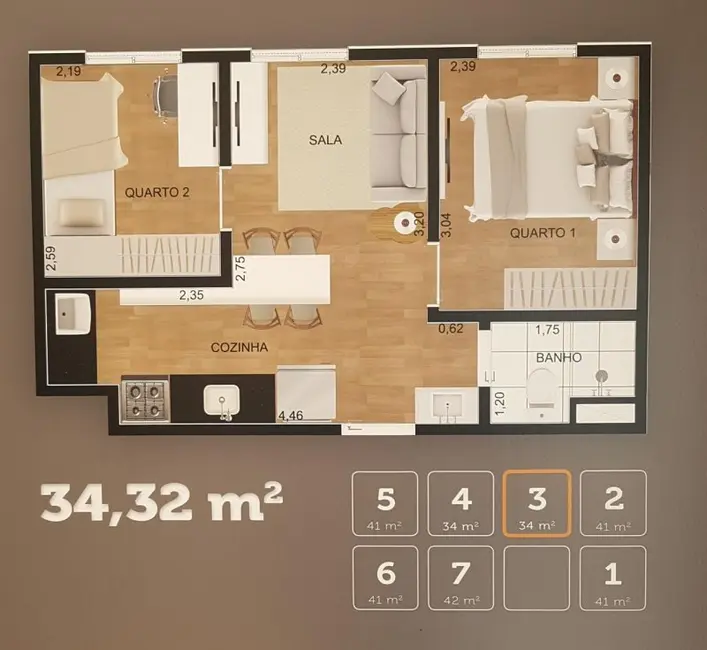 Apartamento com 2 quartos à venda, 42m2 em Vila Rosália, Guarulhos - SP - imagem 7 Foto 7 de Apartamento com 2 quartos à venda, 42m2 em Vila Rosália, Guarulhos - SP