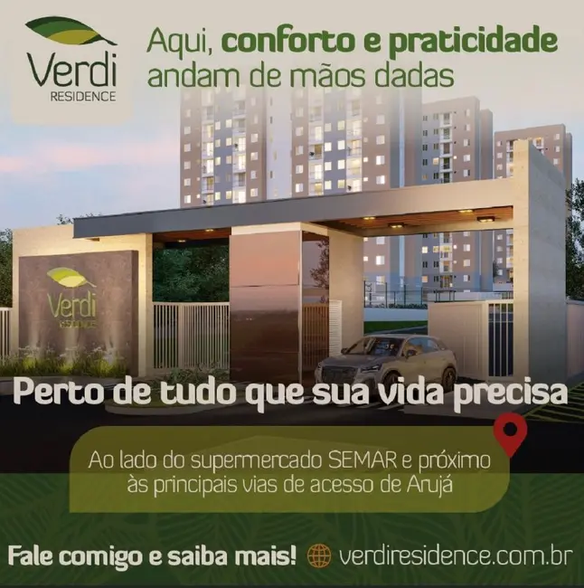 Foto 8 de Apartamento com 2 quartos à venda, 48m2 em Centro, Aruja - SP