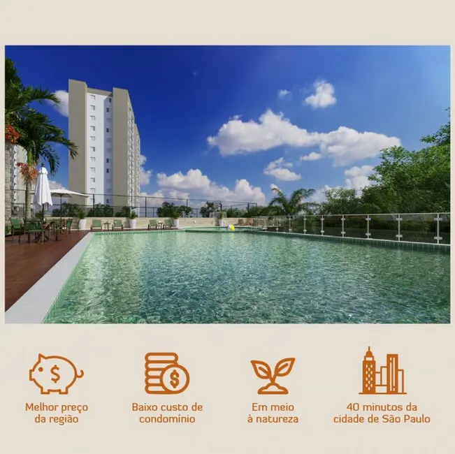 Foto 1 de Apartamento com 2 quartos à venda, 48m2 em Centro, Aruja - SP