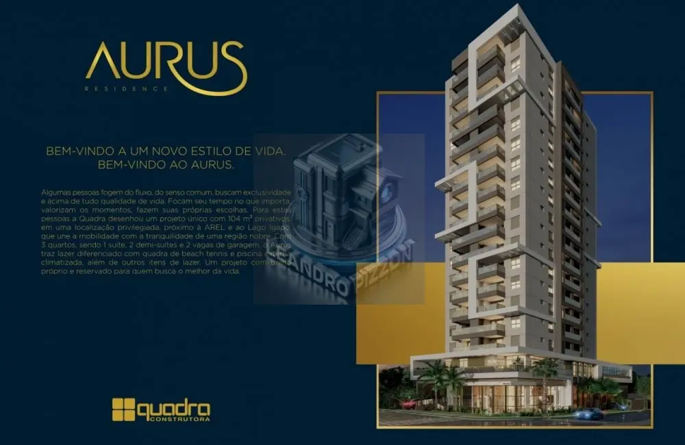 Apartamento com 3 quartos à venda, 104m2 em Petrópolis, Londrina - PR - imagem 3 Foto 3 de Apartamento com 3 quartos à venda, 104m2 em Petrópolis, Londrina - PR