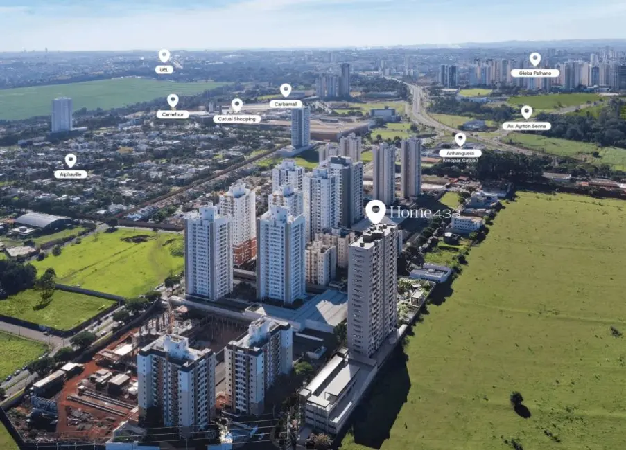 Foto 1 de Apartamento com 2 quartos à venda, 61m2 em Terra Bonita, Londrina - PR