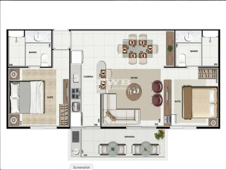 Foto 8 de Apartamento com 2 quartos à venda, 72m2 em Itaipava, Petropolis - RJ