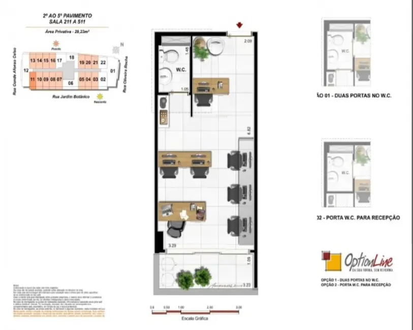 Foto 9 de Sala Comercial à venda, 23m2 em Jardim Botânico, Rio De Janeiro - RJ