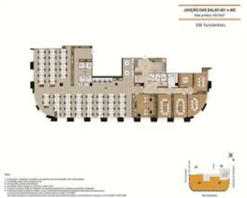 Foto 3 de Sala Comercial à venda, 196m2 em Centro, Rio De Janeiro - RJ