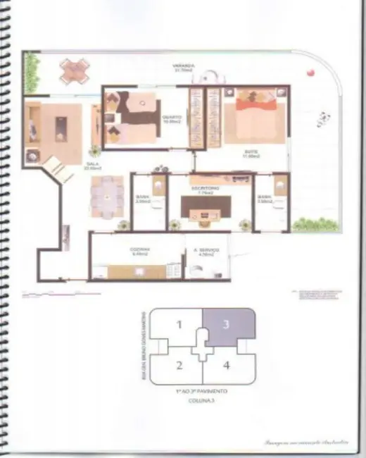 Apartamento com 2 quartos à venda, 101m2 em Centro, Cabo Frio - RJ - imagem 9 Foto 9 de Apartamento com 2 quartos à venda, 101m2 em Centro, Cabo Frio - RJ