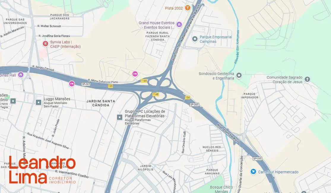 Foto 2 de Terreno / Lote à venda, 3177m2 em Parque Rural Fazenda Santa Cândida, Campinas - SP