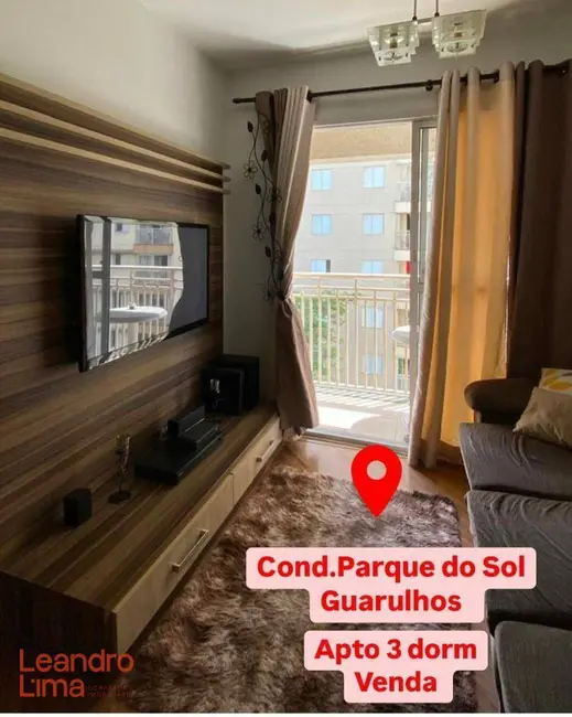 Apartamento com 3 quartos à venda, 63m2 em Ponte Grande, Guarulhos - SP - imagem 1 Foto 1 de Apartamento com 3 quartos à venda, 63m2 em Ponte Grande, Guarulhos - SP
