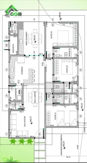 Foto 7 de Casa de Condomínio com 3 quartos à venda, 384m2 em Tanque, Atibaia - SP
