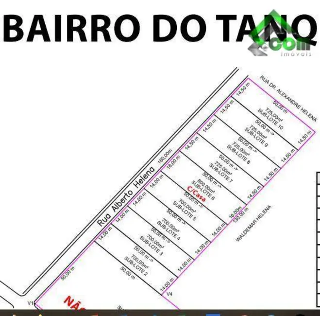 Foto 5 de Terreno / Lote à venda, 700m2 em Vila Santa Helena, Atibaia - SP