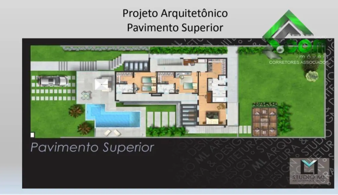 Foto 5 de Casa de Condomínio com 3 quartos à venda, 600m2 em Condominio Quintas da Boa Vista, Atibaia - SP