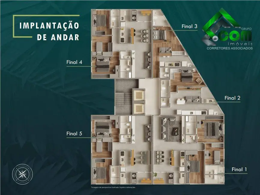 Foto 2 de Apartamento com 1 quarto à venda, 46m2 em Atibaia Jardim, Atibaia - SP