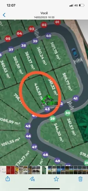 Foto 4 de Terreno / Lote à venda, 445m2 em Bom Jesus Dos Perdoes - SP