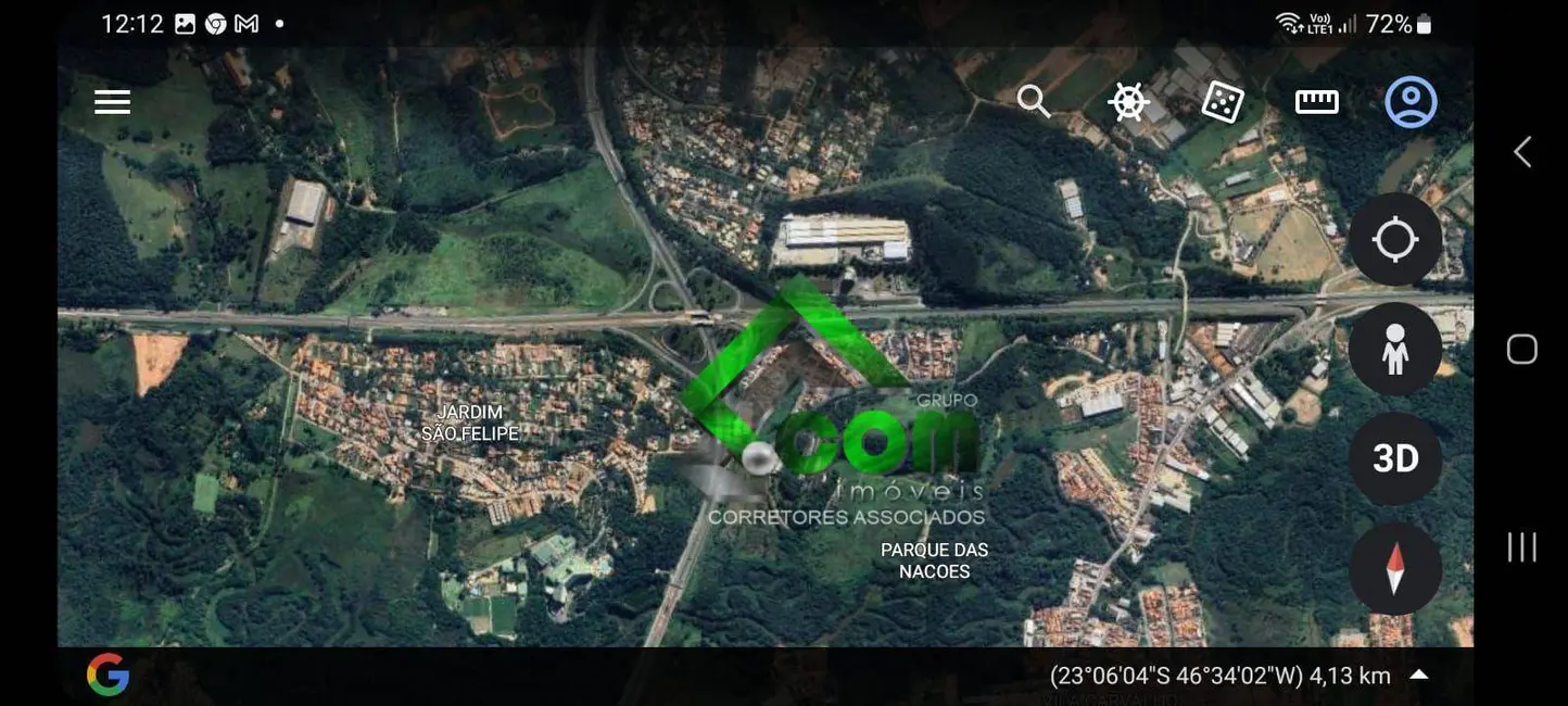 Foto 4 de Terreno / Lote à venda, 580m2 em Condomínio Parque das Garças I, Atibaia - SP