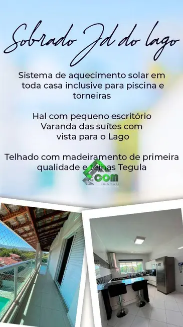 Foto 4 de Casa com 3 quartos à venda, 300m2 em Jardim do Lago, Atibaia - SP