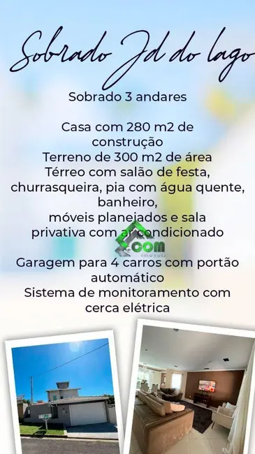 Foto 6 de Casa com 3 quartos à venda, 300m2 em Jardim do Lago, Atibaia - SP