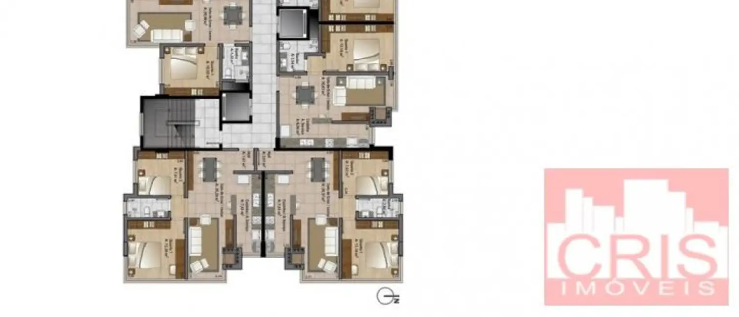 Apartamento com 3 quartos à venda, 102m2 em Maria Goretti, Bento Goncalves - RS - imagem 4 Foto 4 de Apartamento com 3 quartos à venda, 102m2 em Maria Goretti, Bento Goncalves - RS