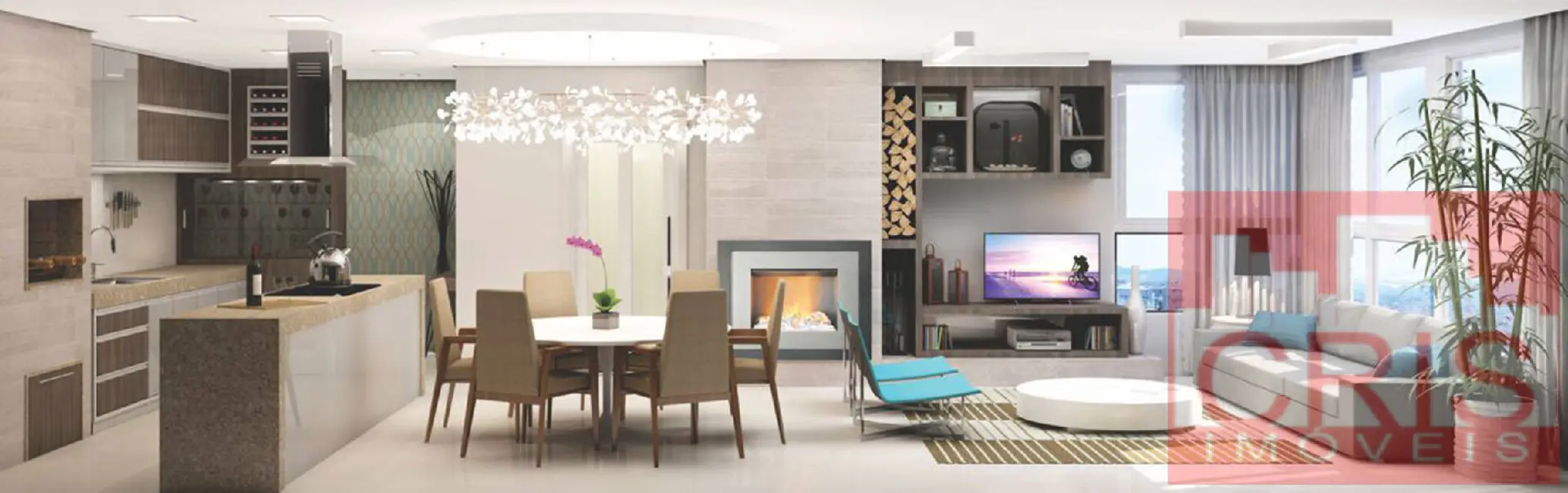 Apartamento com 2 quartos à venda, 114m2 em Cidade Alta, Bento Goncalves - RS - imagem 3 Foto 3 de Apartamento com 2 quartos à venda, 114m2 em Cidade Alta, Bento Goncalves - RS