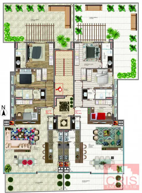 Foto 3 de Apartamento com 3 quartos à venda, 122m2 em Cidade Alta, Bento Goncalves - RS