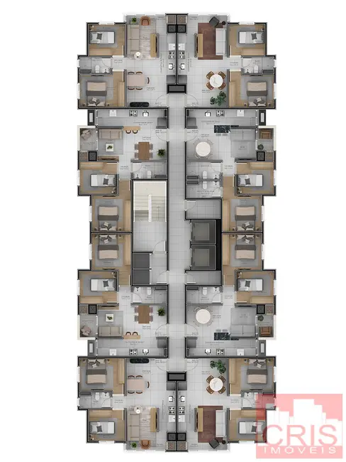 Apartamento com 2 quartos à venda, 52m2 em Maria Goretti, Bento Goncalves - RS - imagem 2 Foto 2 de Apartamento com 2 quartos à venda, 52m2 em Maria Goretti, Bento Goncalves - RS