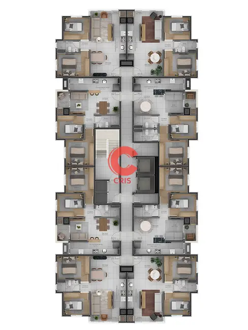 Foto 2 de Apartamento com 2 quartos à venda, 52m2 em Universitário, Bento Goncalves - RS