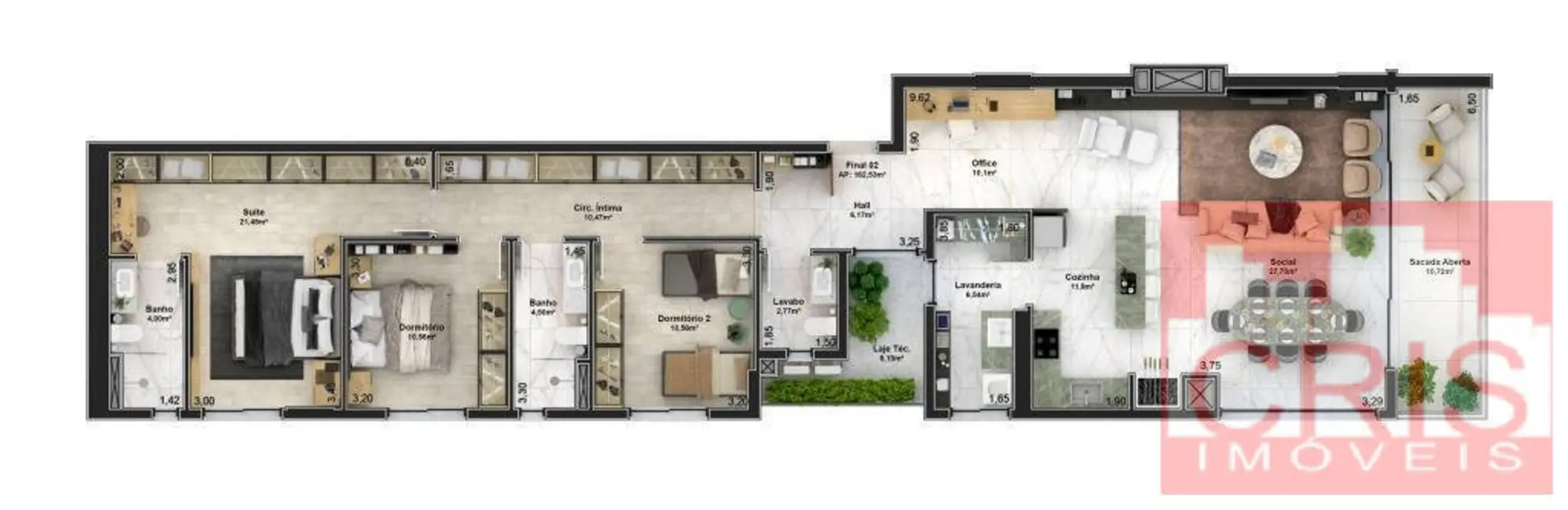 Apartamento com 3 quartos à venda, 331m2 em São Bento, Bento Goncalves - RS - imagem 9 Foto 9 de Apartamento com 3 quartos à venda, 331m2 em São Bento, Bento Goncalves - RS