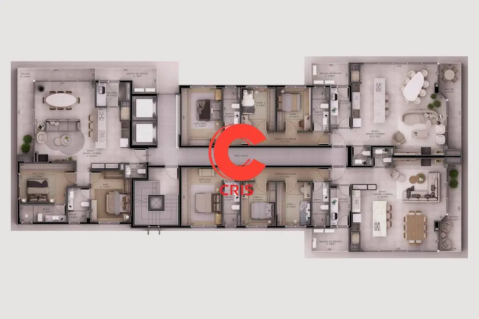 Foto 6 de Apartamento com 2 quartos à venda, 124m2 em Botafogo, Bento Goncalves - RS