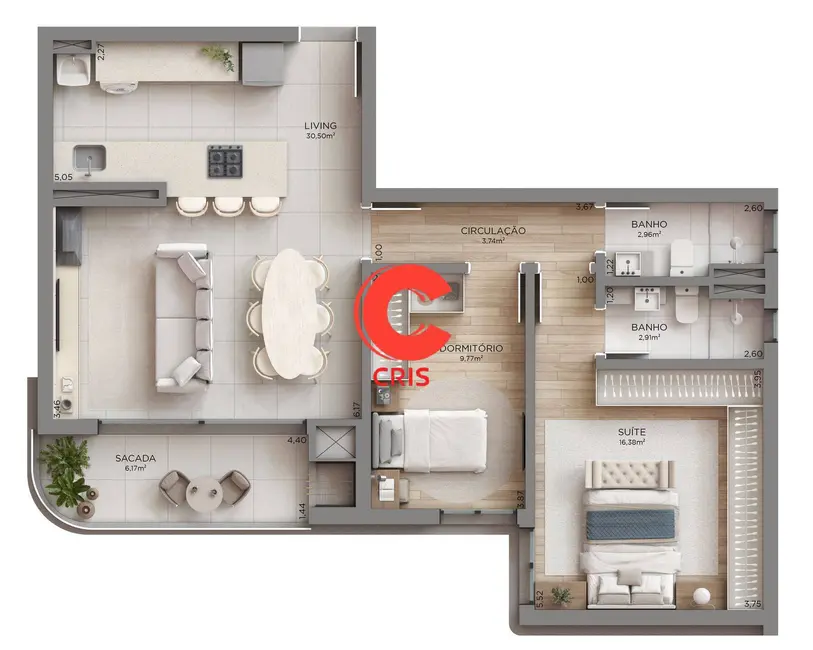 Foto 4 de Apartamento com 2 quartos à venda, 87m2 em São Francisco, Bento Goncalves - RS