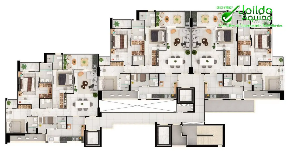 Foto 6 de Apartamento com 3 quartos à venda, 116m2 em Dionisio Torres, Fortaleza - CE