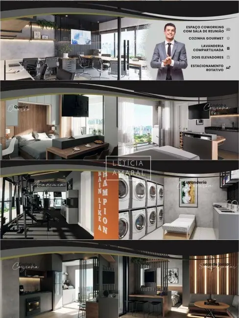 Foto 8 de Apartamento com 1 quarto à venda, 25m2 em Centro, Pouso Alegre - MG