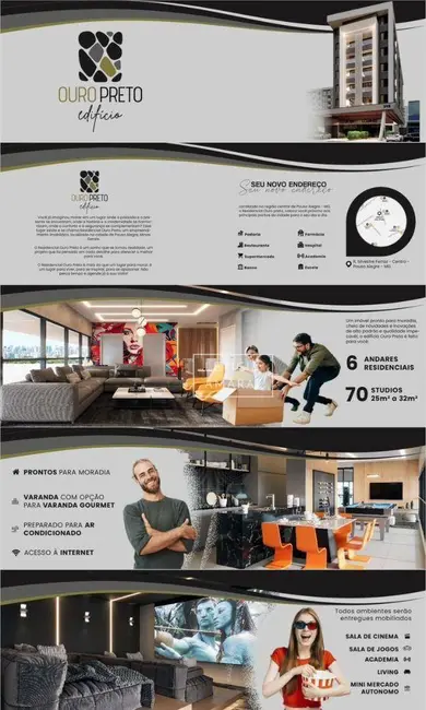 Foto 7 de Apartamento com 1 quarto à venda, 25m2 em Centro, Pouso Alegre - MG