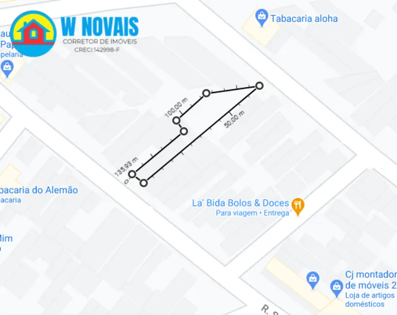 Foto 2 de Terreno / Lote à venda, 422m2 em Quietude, Praia Grande - SP