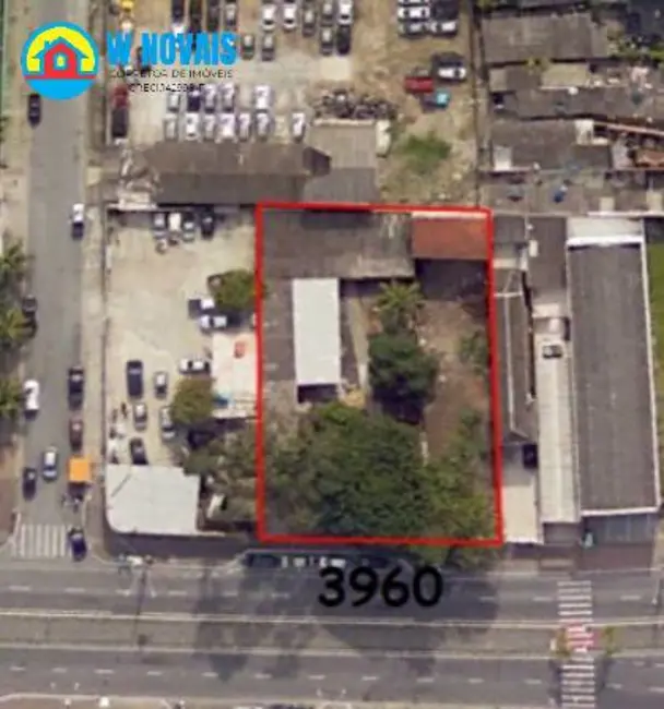 Foto 1 de Terreno / Lote à venda, 1423m2 em Antártica, Praia Grande - SP