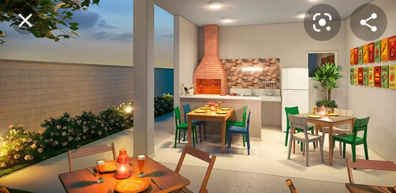 Foto 9 de Apartamento com 2 quartos à venda, 43m2 em Monte Mor - SP