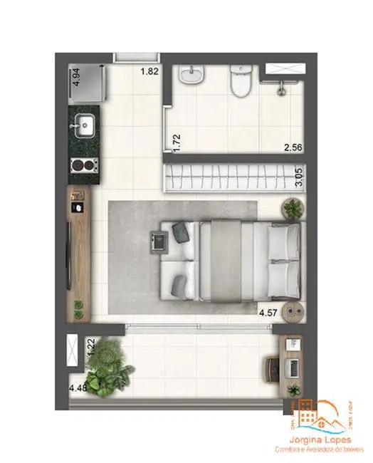 Foto 5 de Apartamento à venda e para alugar em Chácara Inglesa, São Paulo - SP