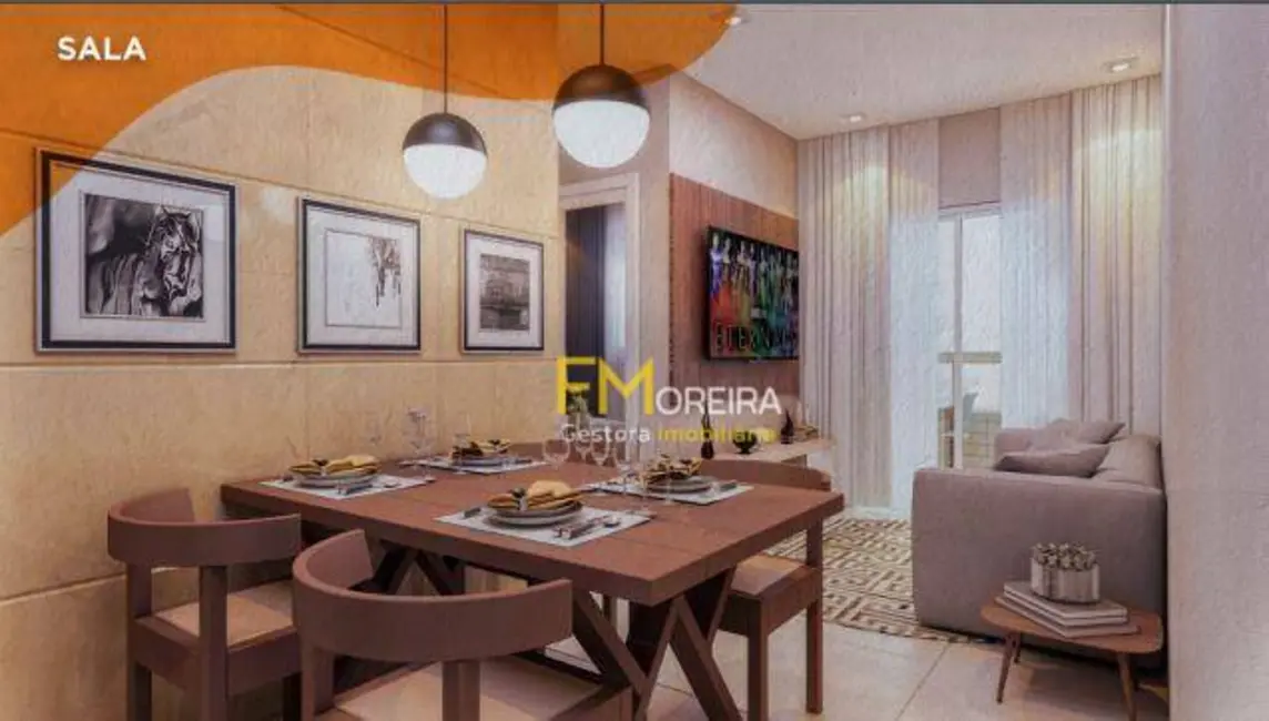 Foto 3 de Apartamento com 2 quartos à venda, 54m2 em Praia Grande - SP