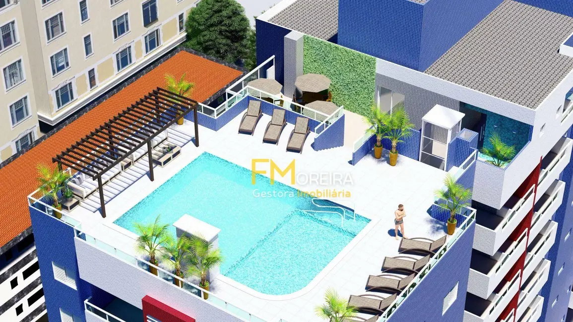 Foto 3 de Apartamento com 1 quarto à venda, 51m2 em Praia Grande - SP