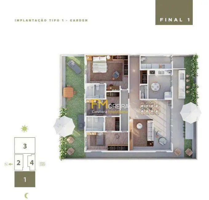 Apartamento com 3 quartos à venda, 215m2 em Canto do Forte, Praia Grande - SP - imagem 8 Foto 8 de Apartamento com 3 quartos à venda, 215m2 em Canto do Forte, Praia Grande - SP