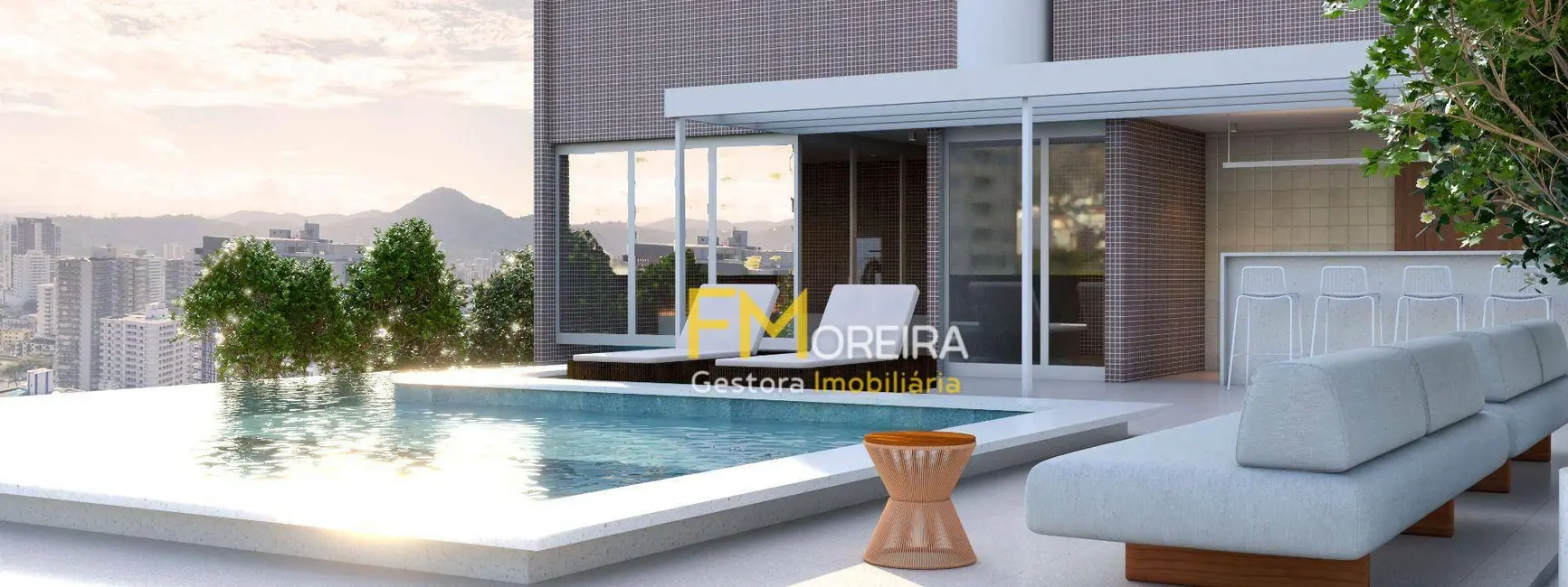 Foto 2 de Apartamento com 2 quartos à venda, 104m2 em Canto do Forte, Praia Grande - SP
